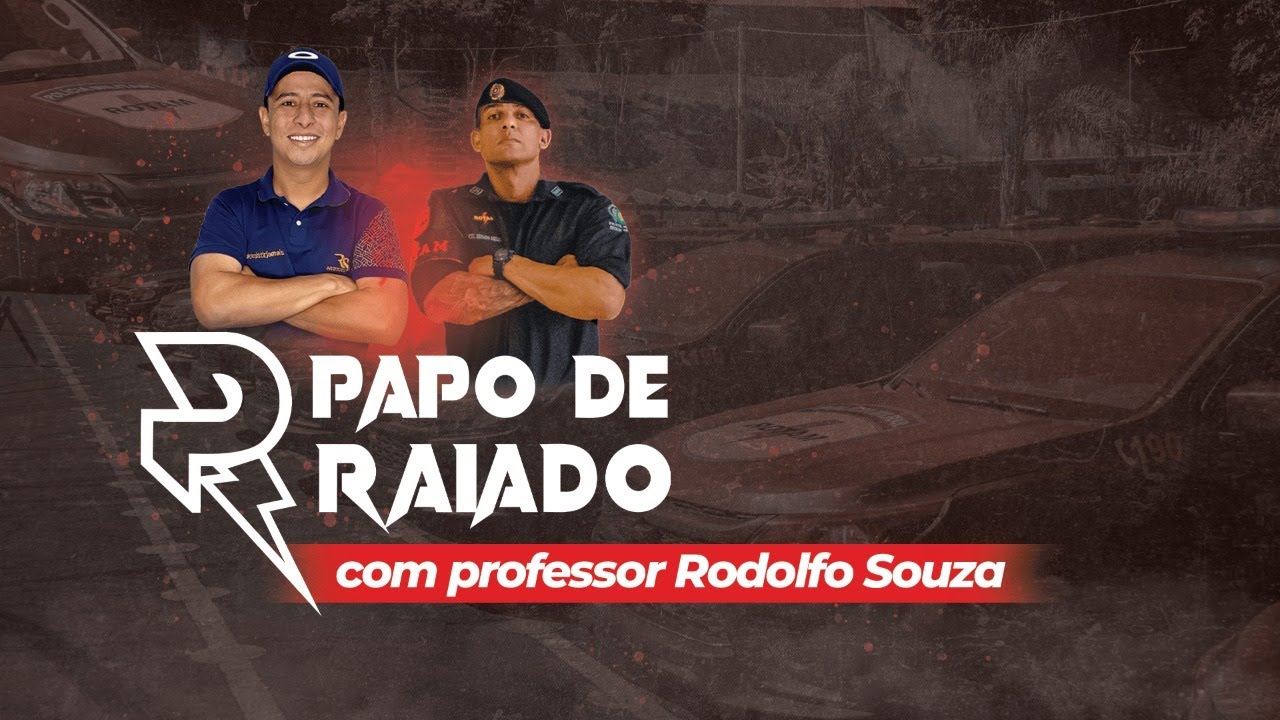 PROF. RODOLFO SOUZA FALA SOBRE O CONCURSO DA PMGO COM TEN CEL EDSON | PAPO DE RAIADO PODCAST ☠️ ⚡️