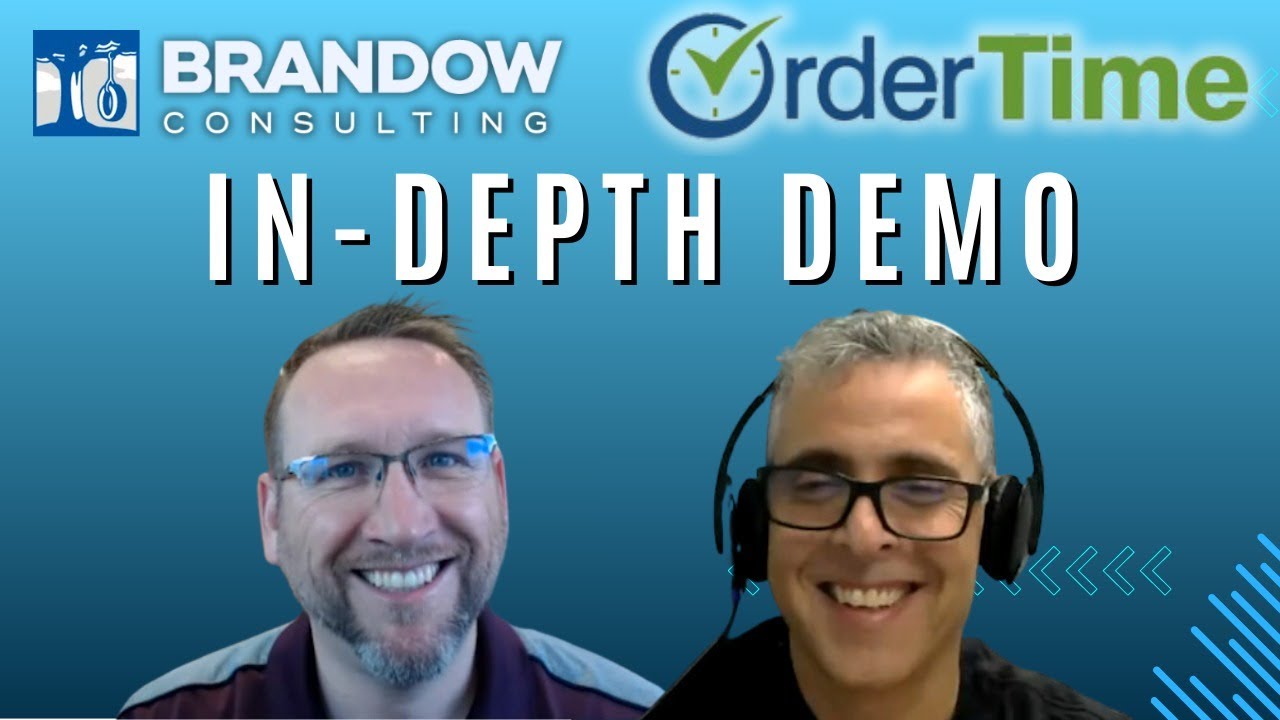 Order Time Deep Dive Demo