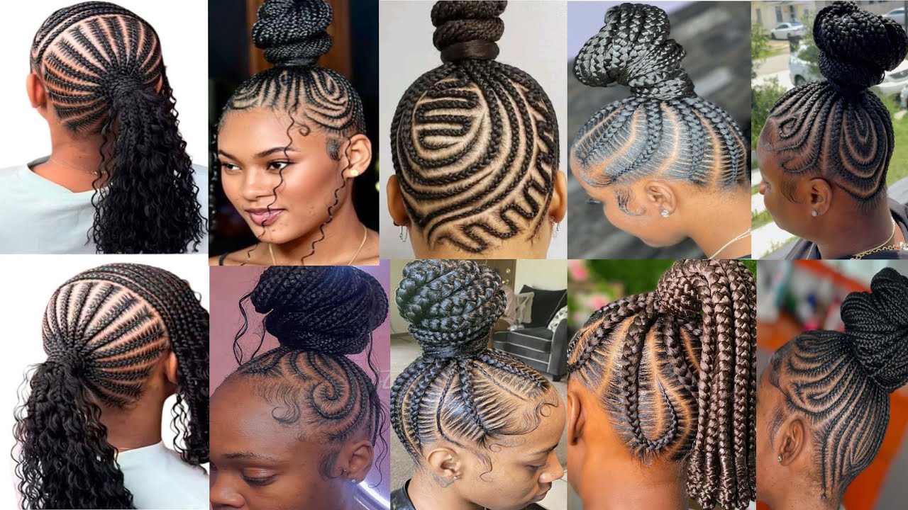 New And Gorgeous Shuku Feed in Cornrows, Most Beautiful Weave Ponytail To Try