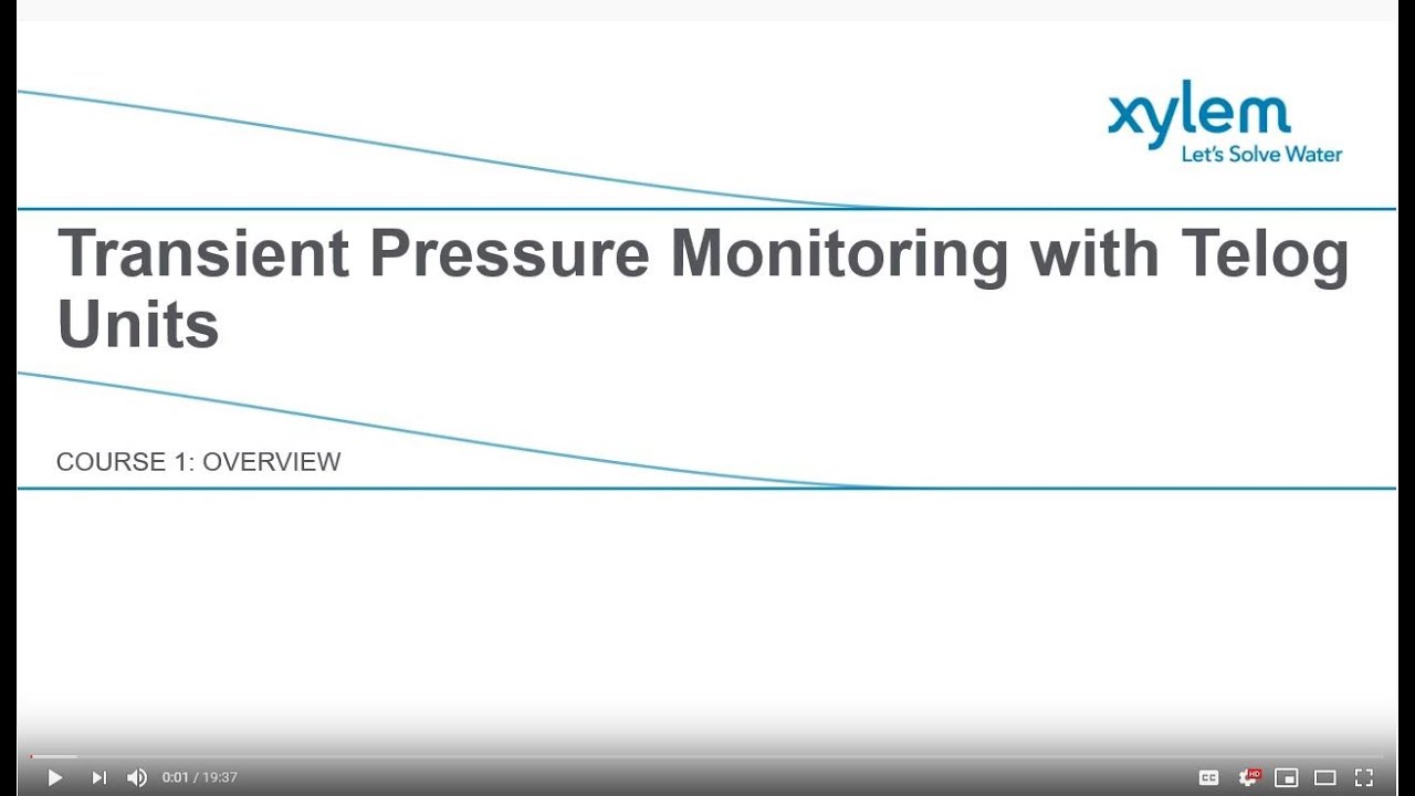 Transient Pressure Monitors Course 1: Overview