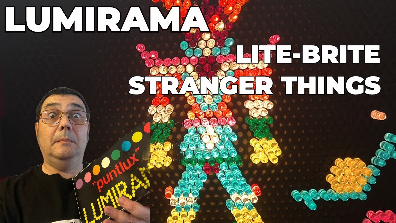 ABRIENDO JUGUETES: LUMIRAMA Y LITE-BRITE STRANGER THINGS
