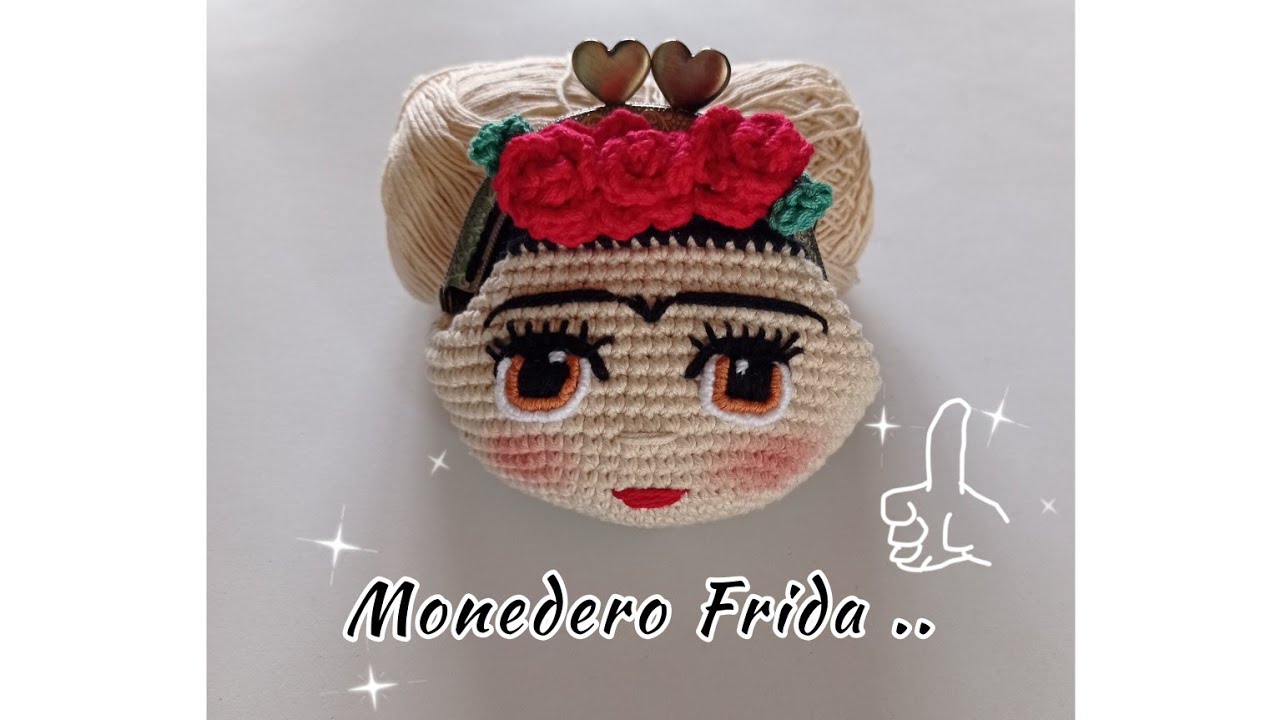 👀👛Monedero Frida a Crochet 👛