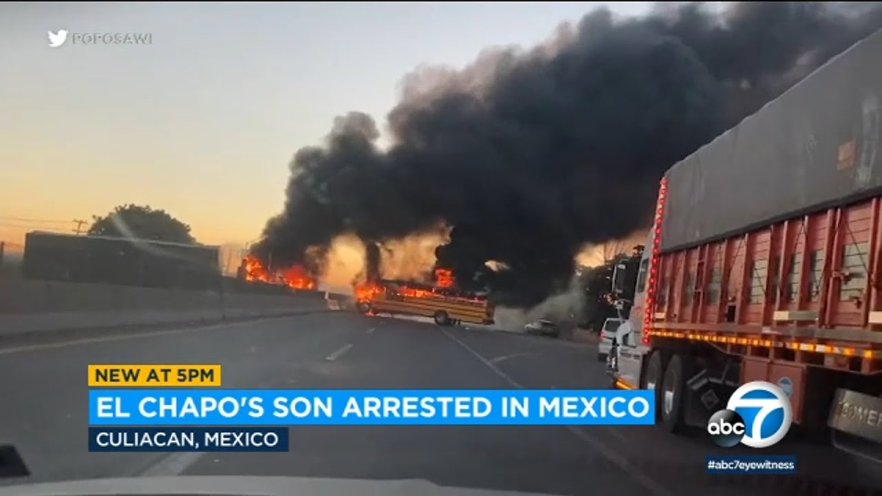 Arrest of El Chapo’s son sparks violence in Mexican city of Culiacán