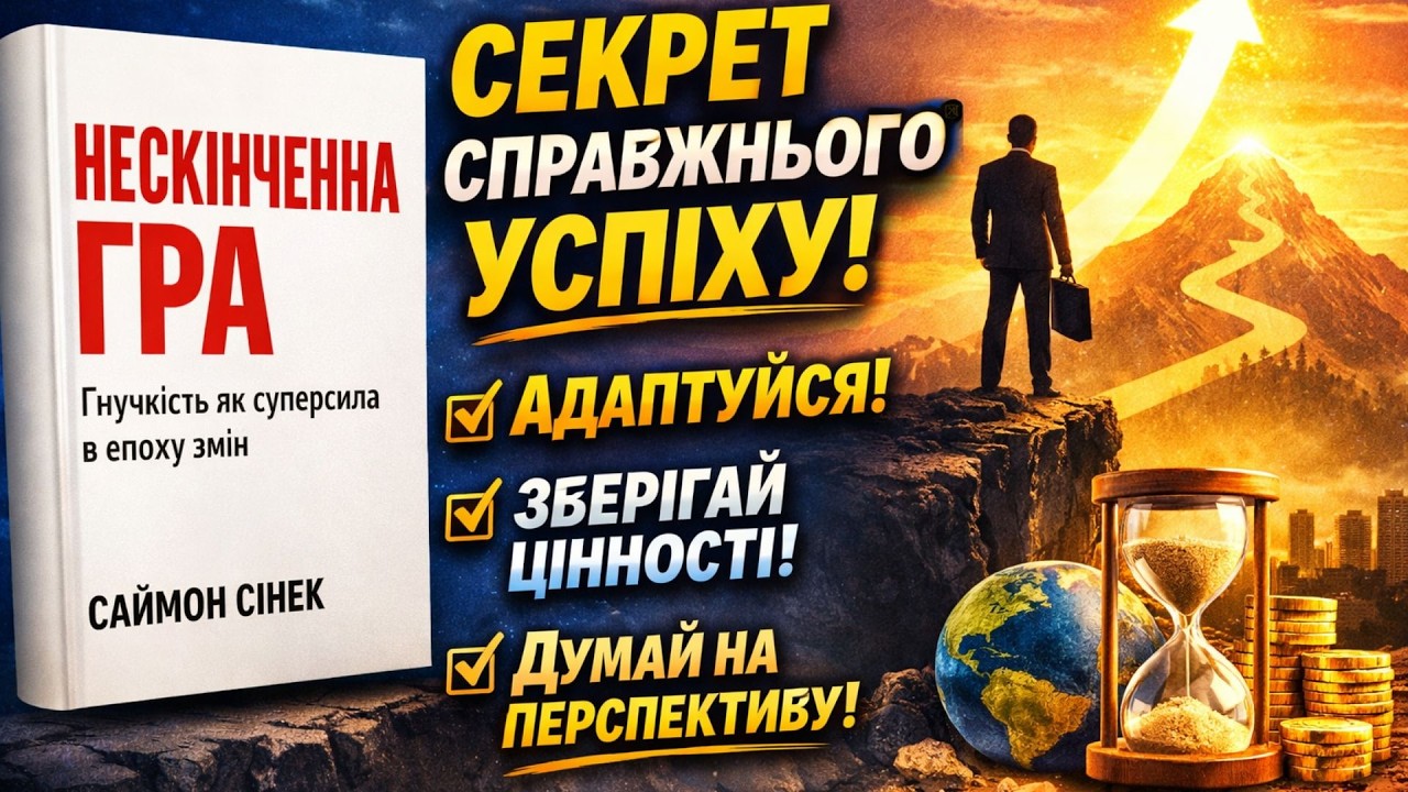 Нескінченна гра  Гнучкість як суперсила в епоху змін Саймон Сінек  Аудіокниги українською