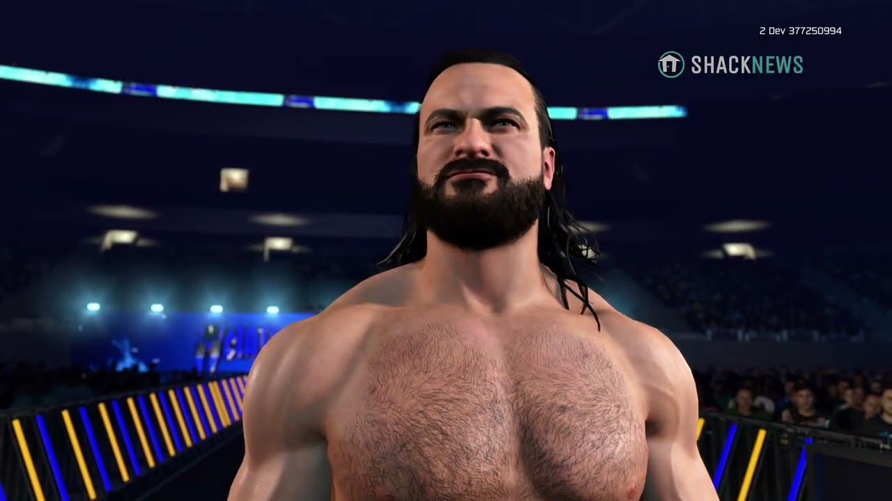 WWE 2K26 — Выход Дрю Макинтайра на ринг.