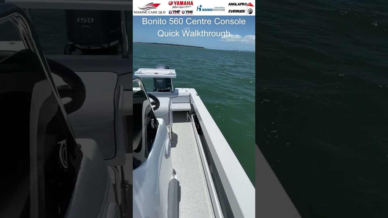Marine Care Qld - Bonito 560 Centre Console - Yamaha 150hp Review