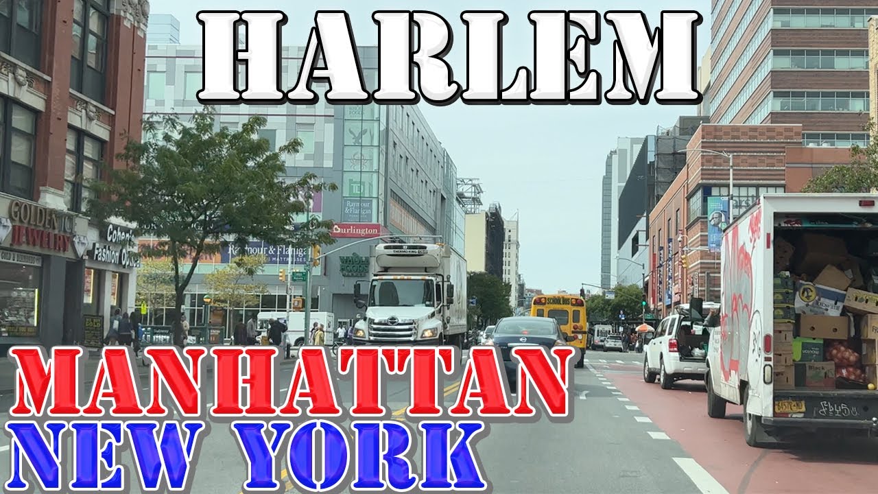 Harlem - Manhattan - New York City - 4K Neighborhood Drive