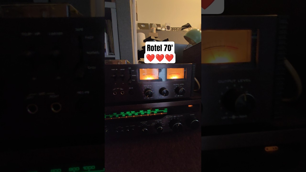 Rotel 70' ❤️❤️❤️ Rotel RX-802 I Rotel RD-12F 🔥🔥🔥 Mają po 50 lat, zero serwisu A ogień z głośnik&oacute;w😎😎😎