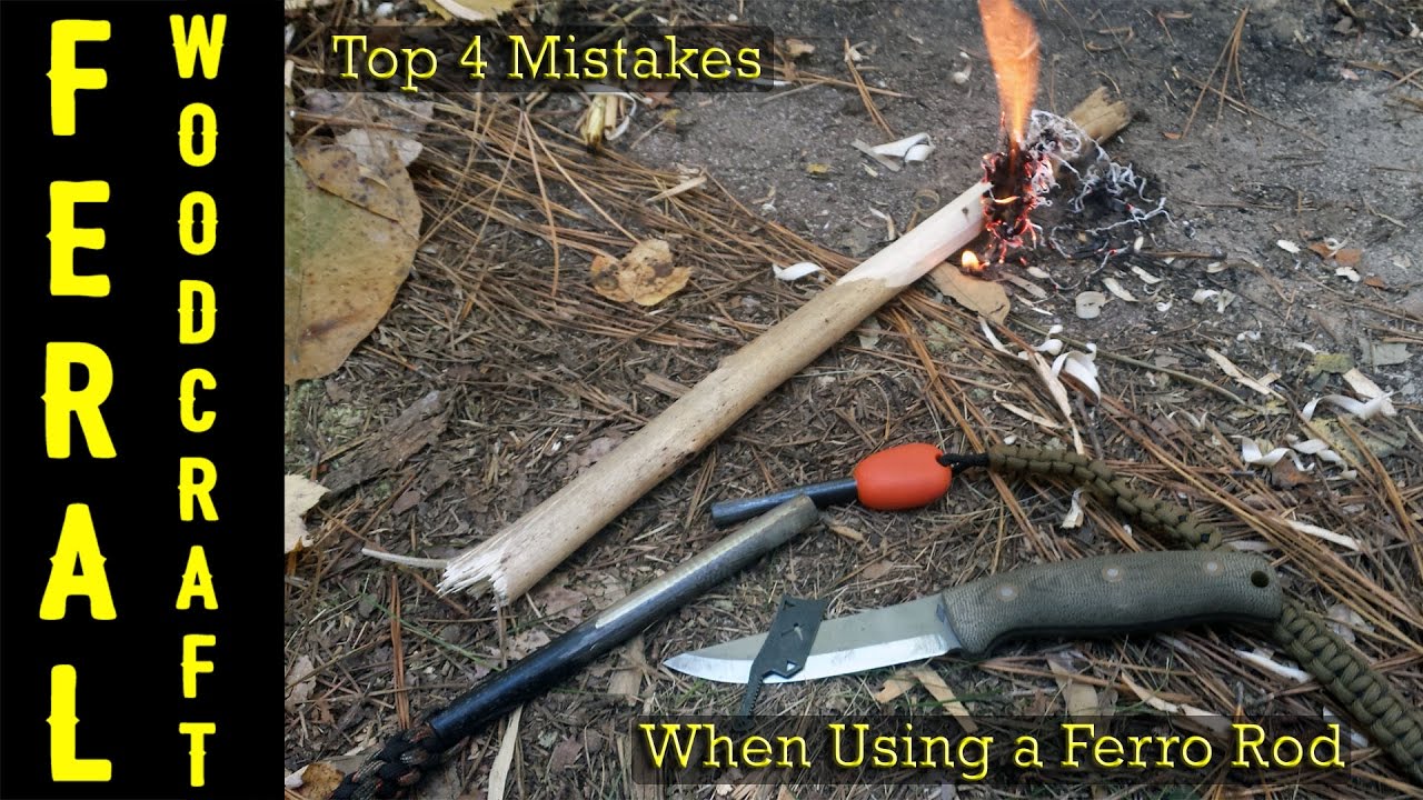 Top 4 Mistakes When Using a Ferro Rod