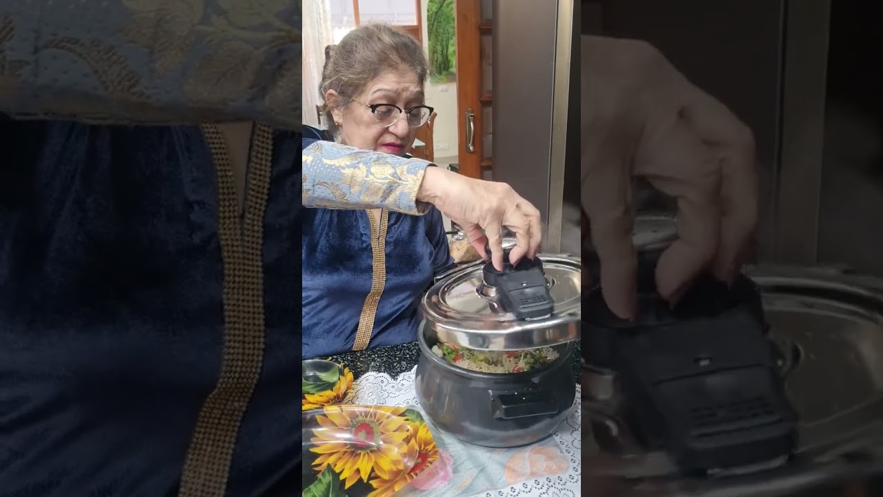 @tzfoodandlife Mera Vlog : Auntie ne banaya lunch vasty  Cooker vich chawal  in 7 mins vich Share