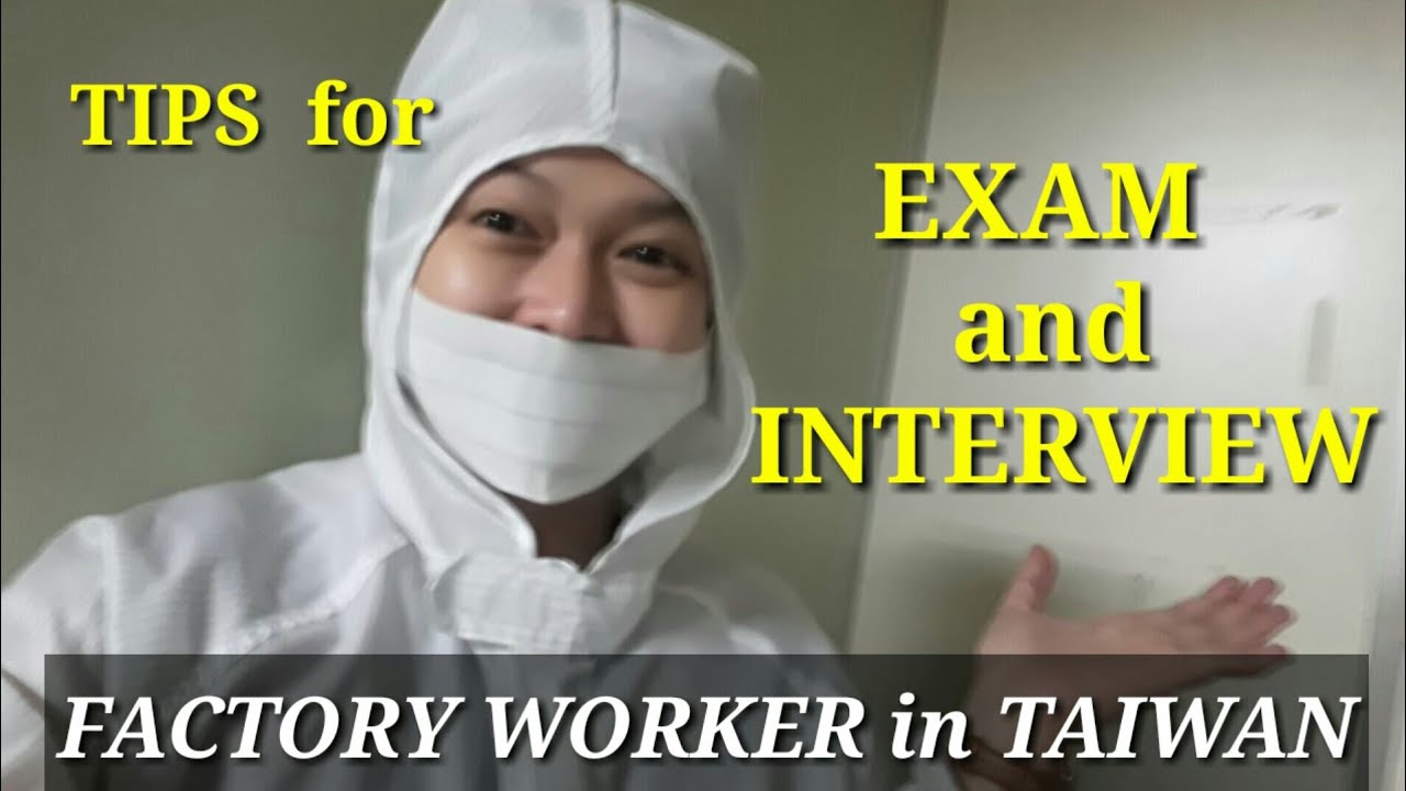 TIP's for the INTERVIEW and EXAM on applying in TAIWAN / tiwayvlogs