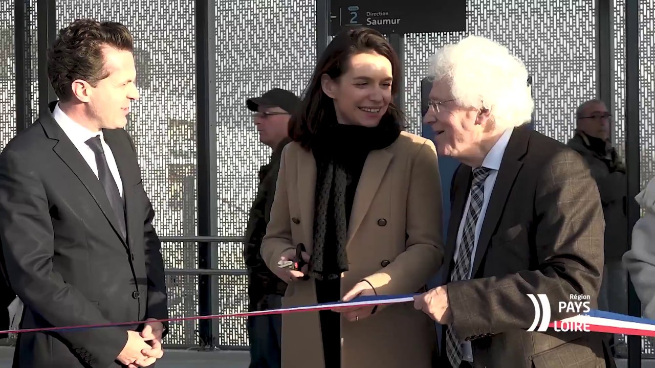 Inauguration de la nouvelle gare de Trélazé (49)