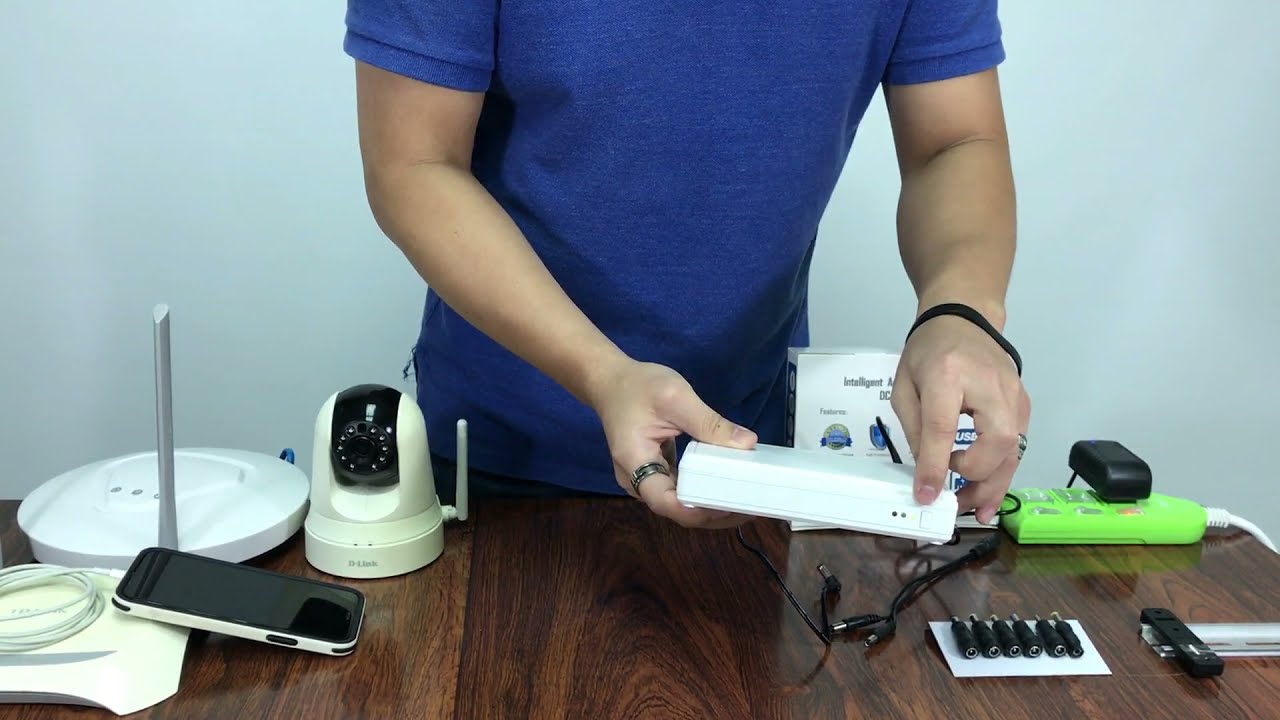 5V 9V 12V 15V 24V 8800mAh Mini DC UPS with POE function