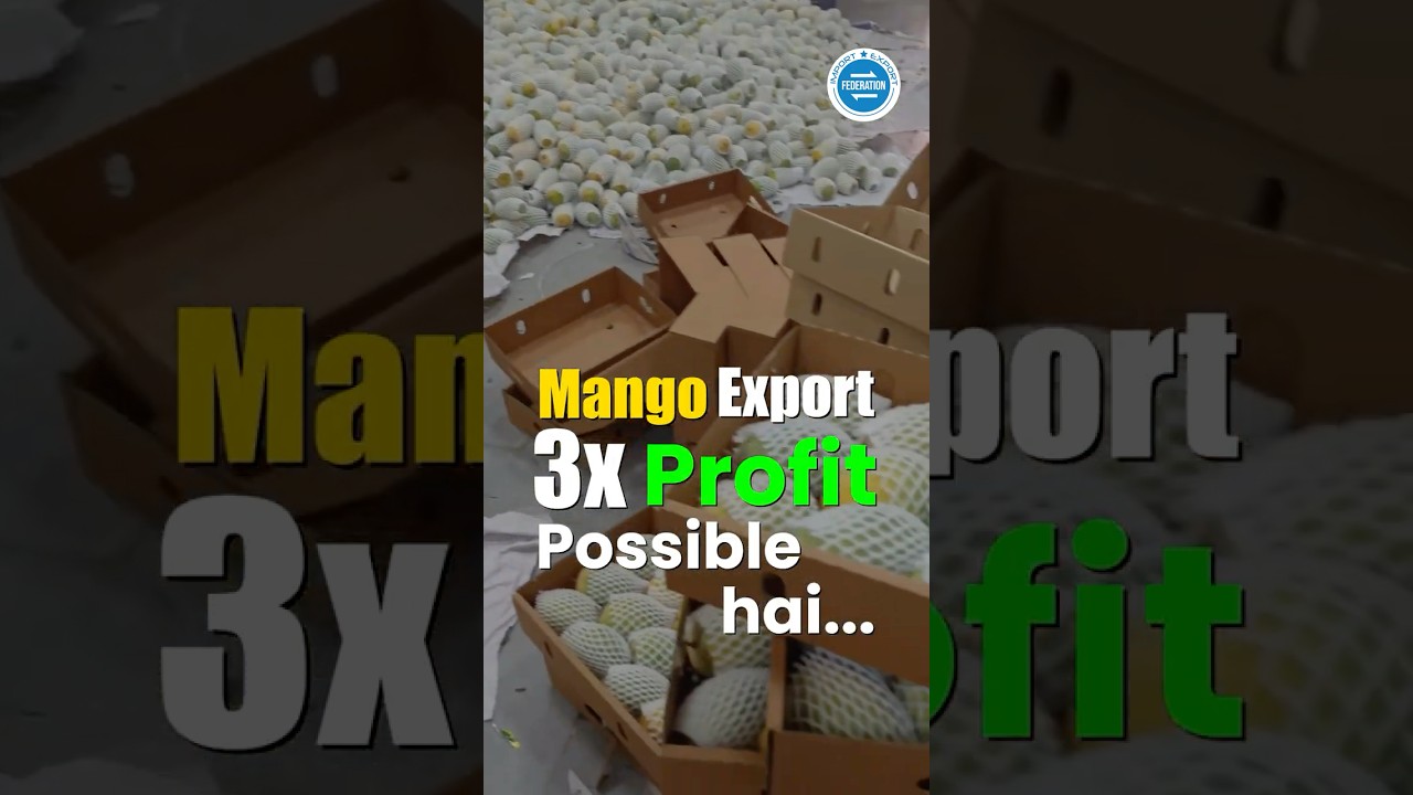 Mango export business from india can give 3X profit during peak season.