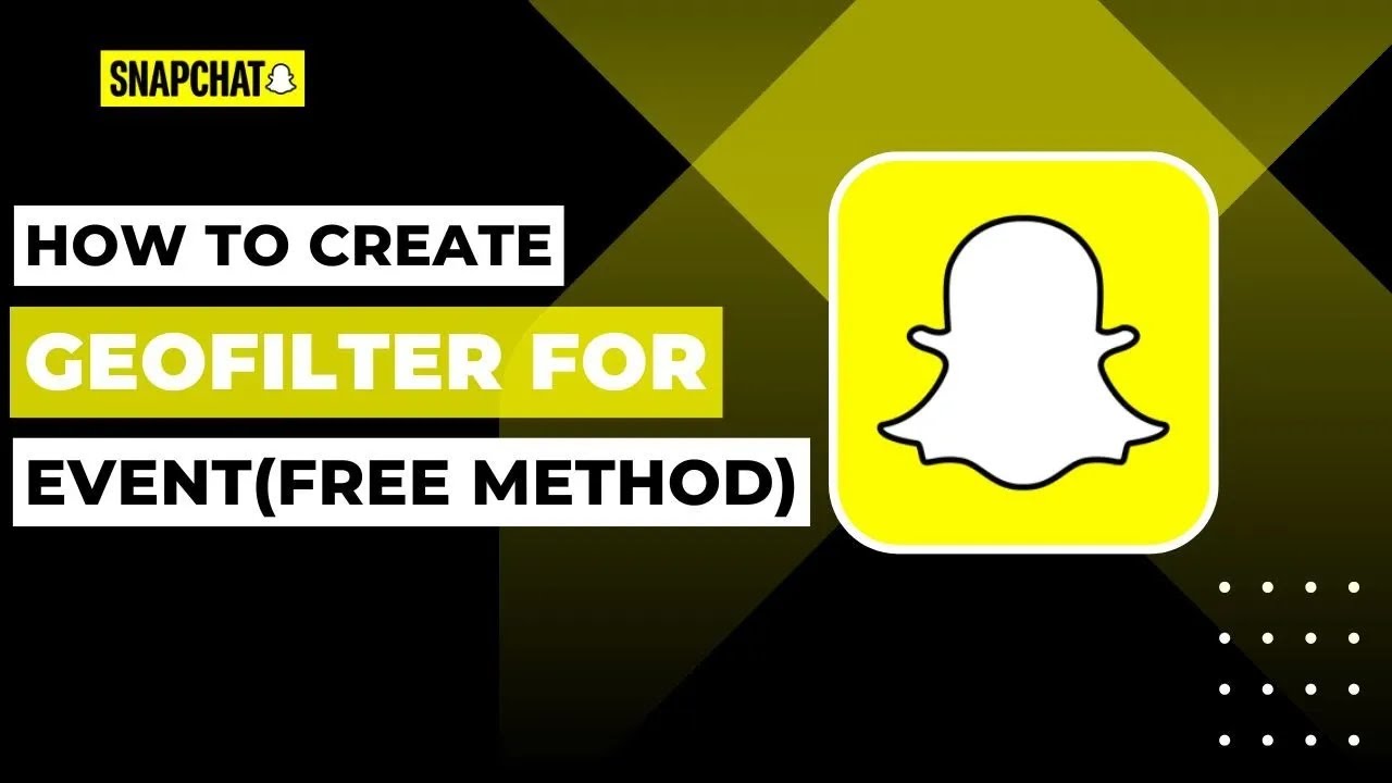 Как создать геофильтр для события без использования геолокации в Snapchat!