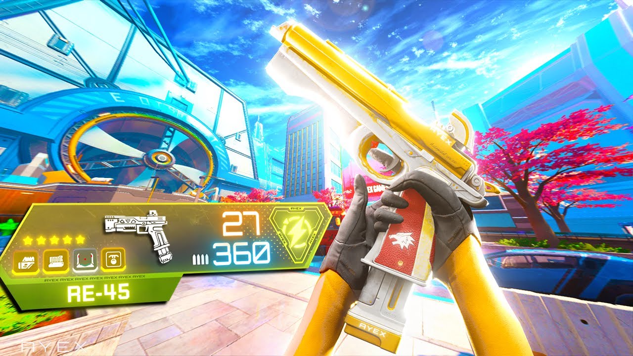 *NEW* Burst RE-45 has the Fastest TIME TO KILL in Apex Legends