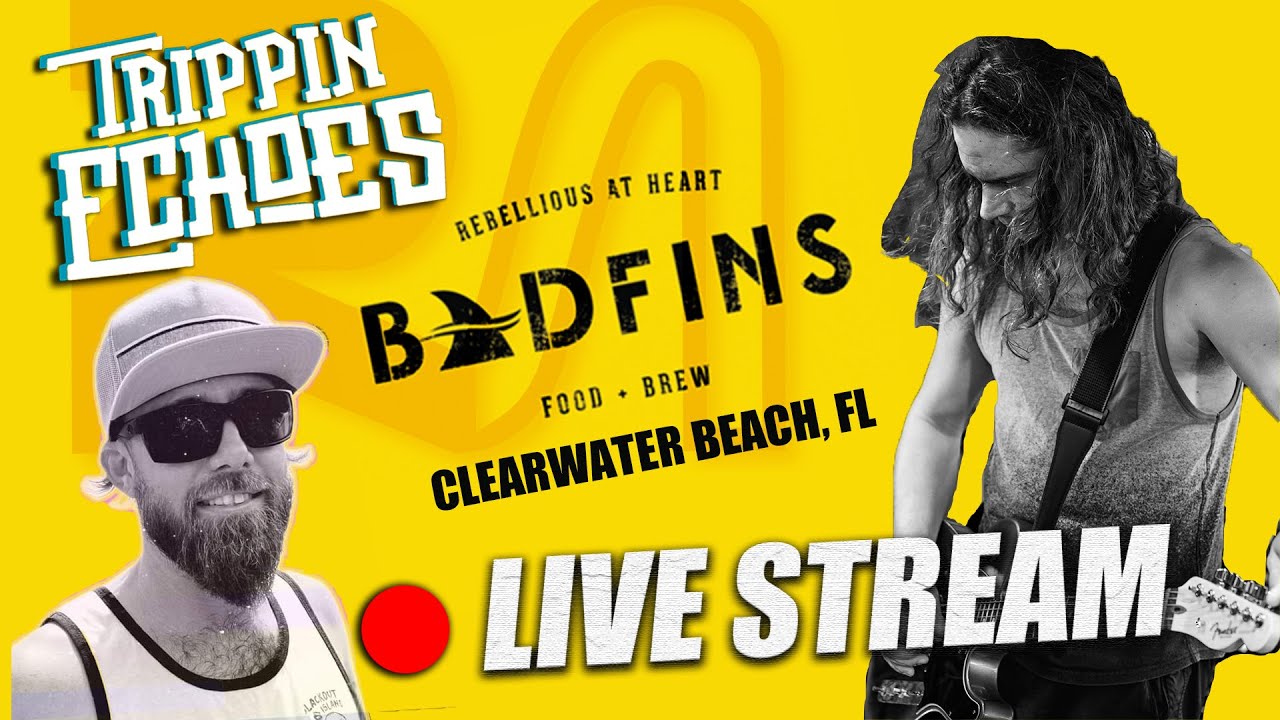 Trippin Echoes at Badfin's | Clearwater Beach , FL | SATURDAY | #Shorts #Livemusic #duo