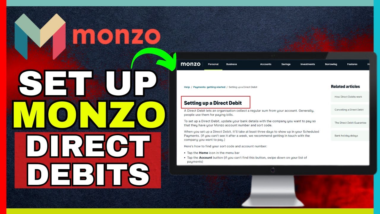 How To Set Up Direct Debit On Monzo (2025)