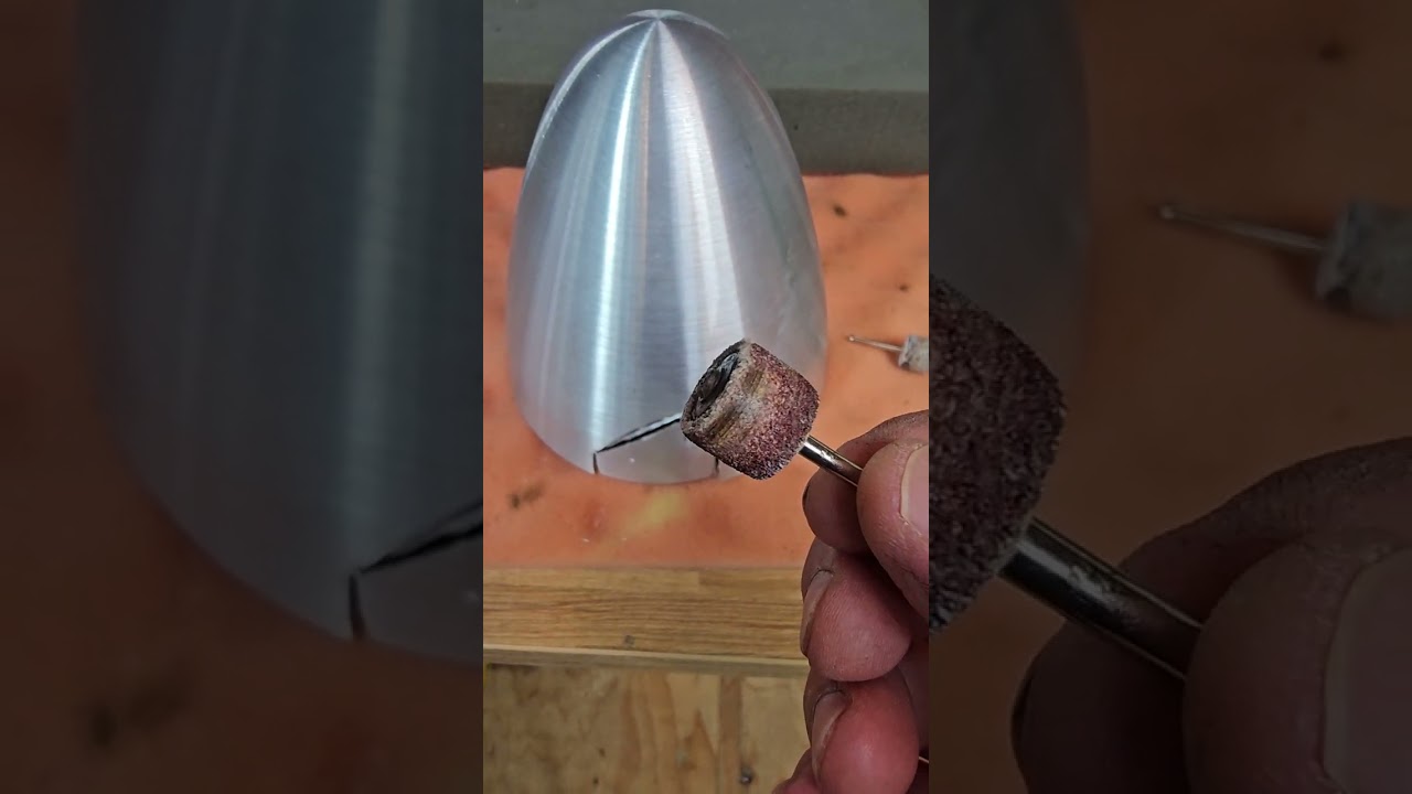 CARF Spitfire Build: Cutting the Aluminum Spinner