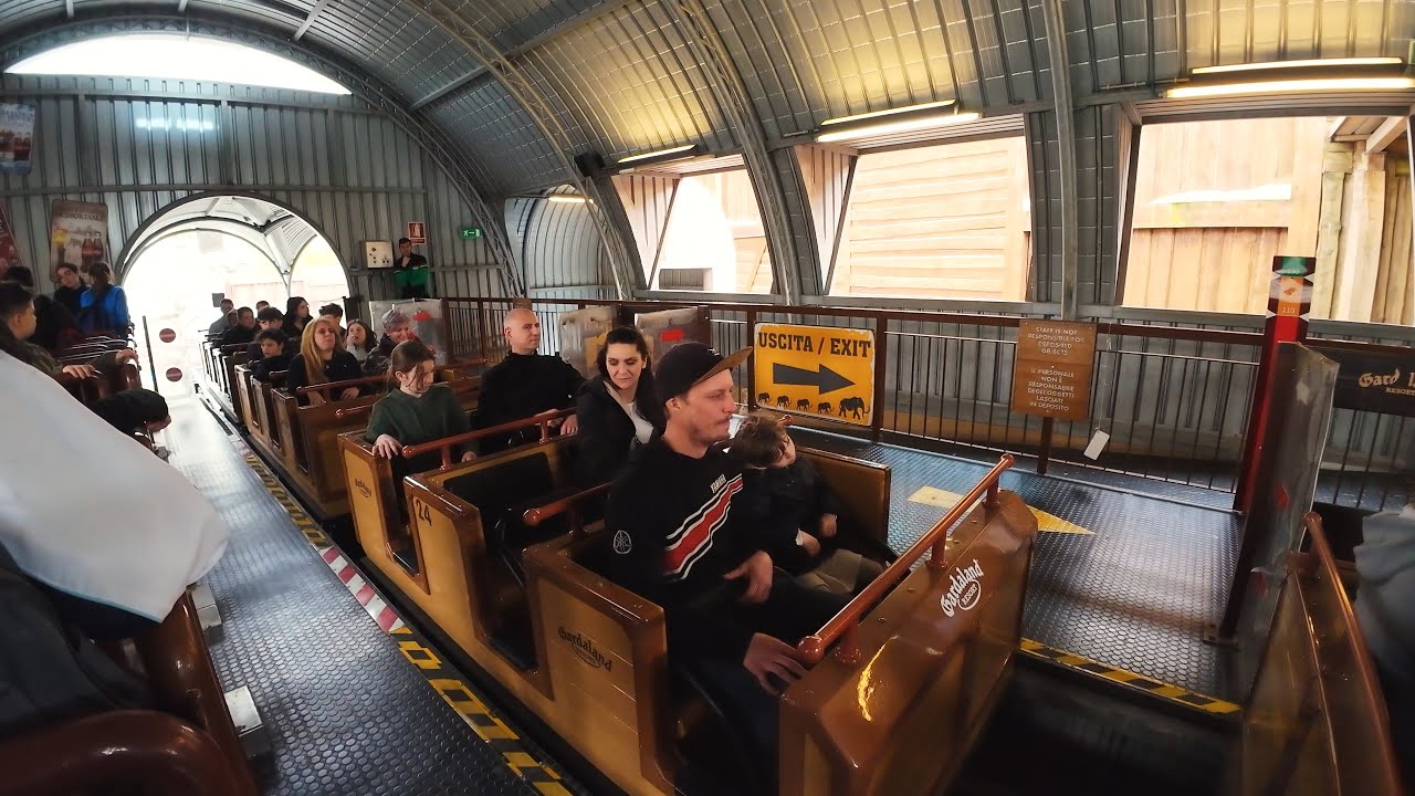 Mammut Rollercoaster, Gardaland Resort 2024 (4K) (POV) DJI Osmo Action 4