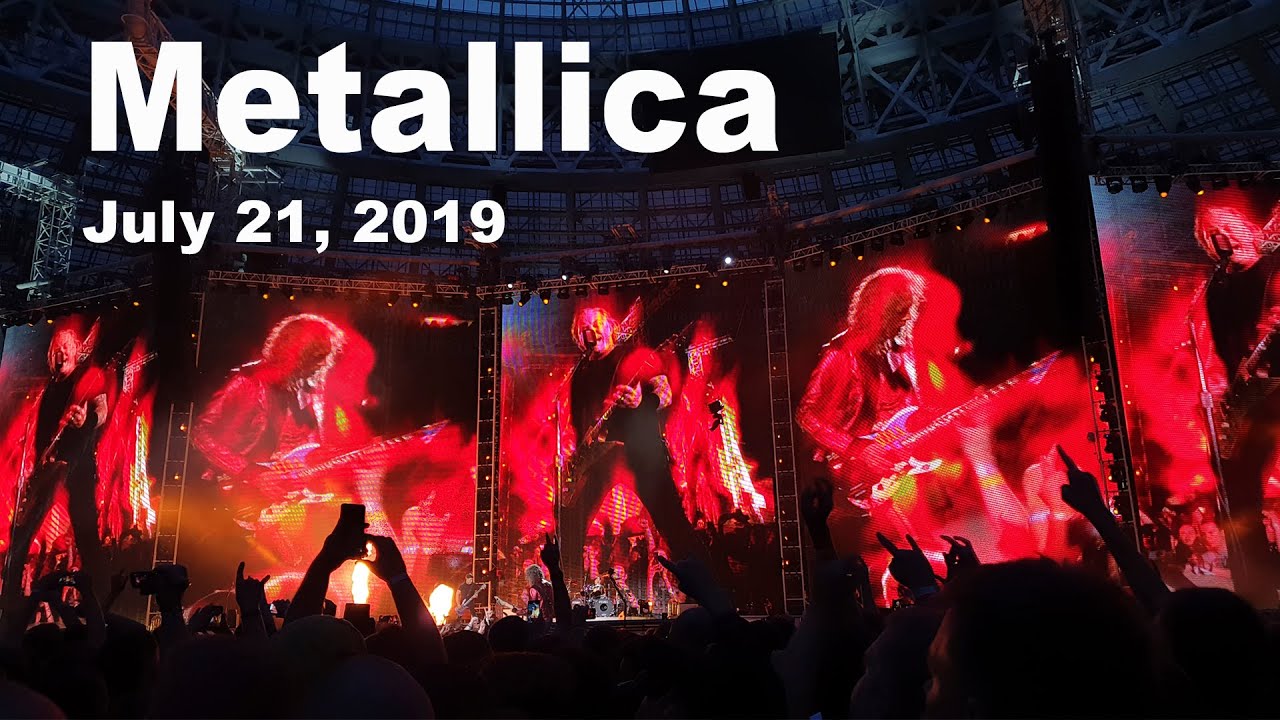 Metallica Live in Moscow, Russia - July 21, 2019 / концерт в Лужниках