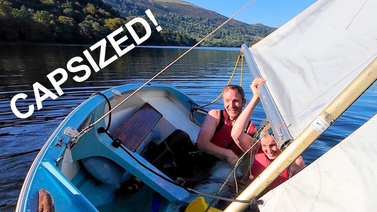 SAILING Thrills: Lake District, Ullswater - Capsize, BEACH LANDINGS, and Close Calls! Part 3 Ep 15
