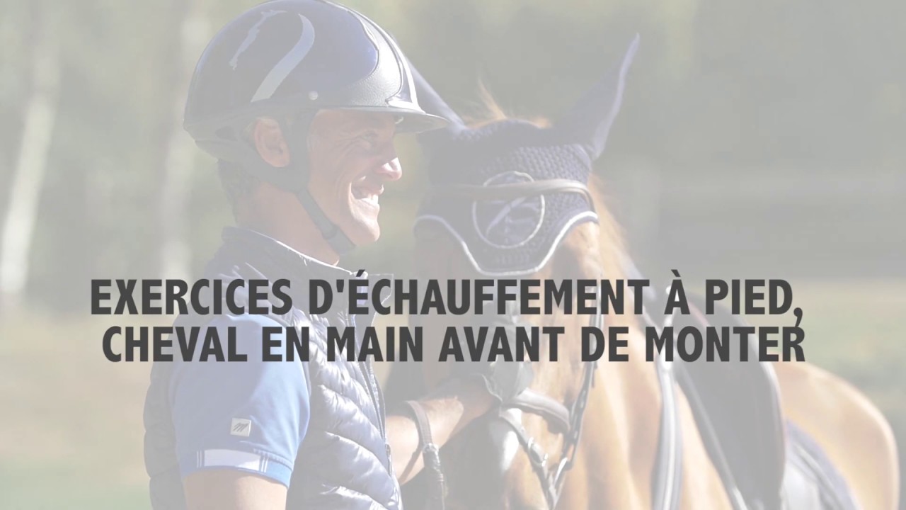 S'échauffer avant de monter à cheval