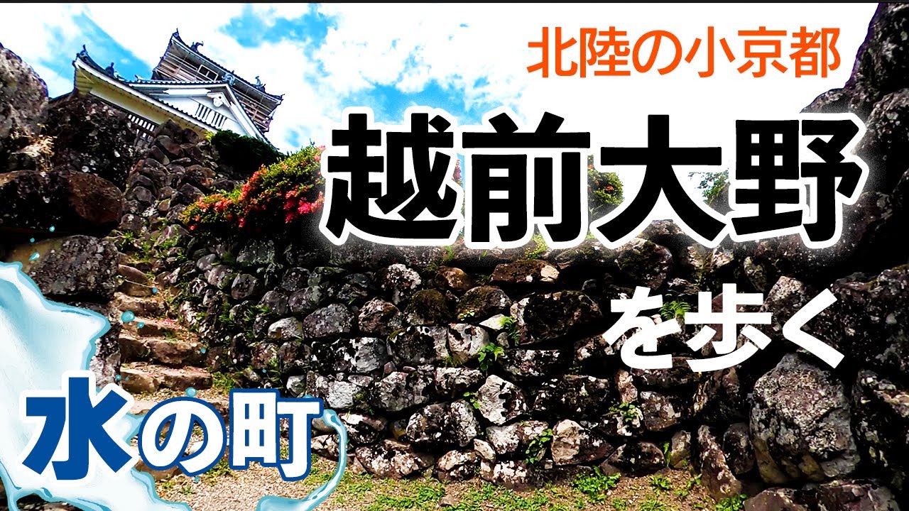 【福井旅行】水の街・越前大野を歩く旅【北陸の小京都】