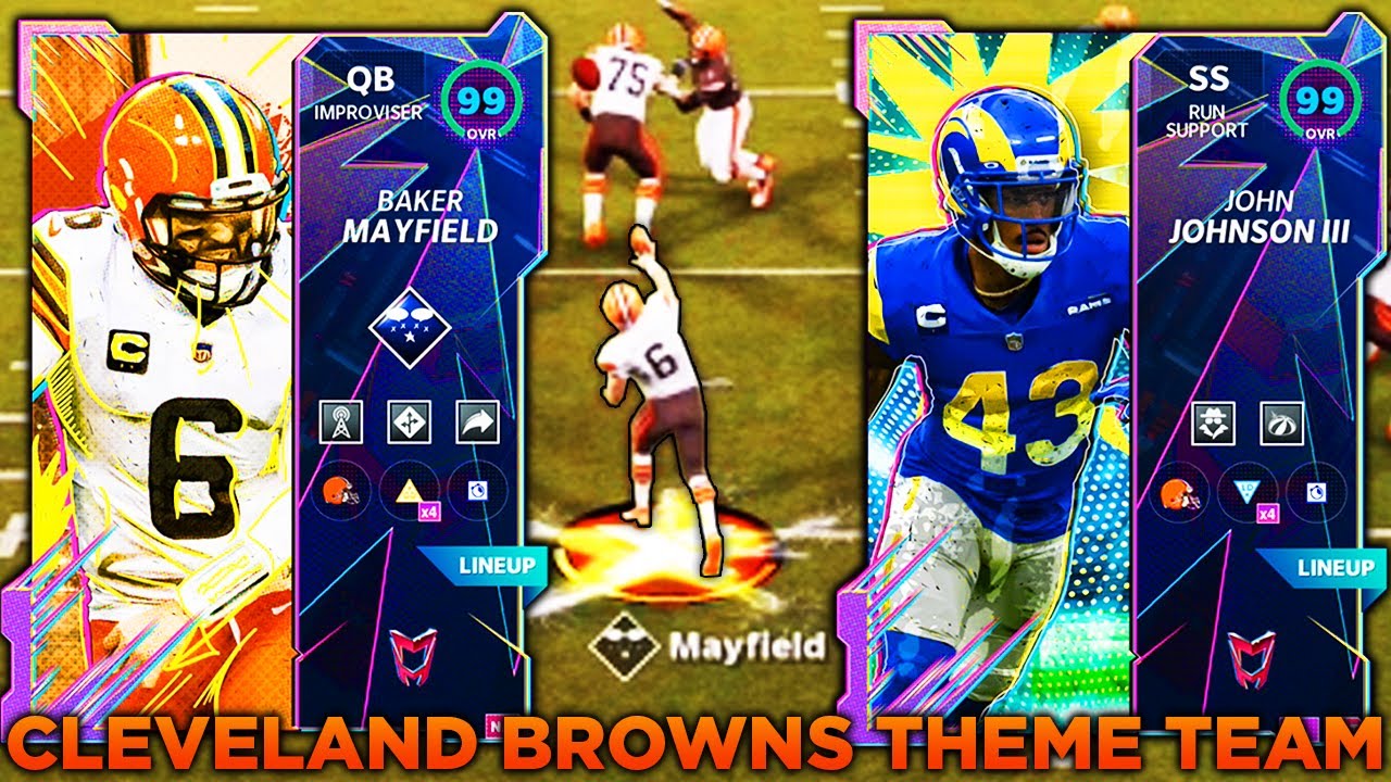 BAKER MAYFIELD IS DANGEROUS! ALL TIME CLEVELAND BROWNS THEME TEAM! MADDEN 21 ULTIMATE TEAM