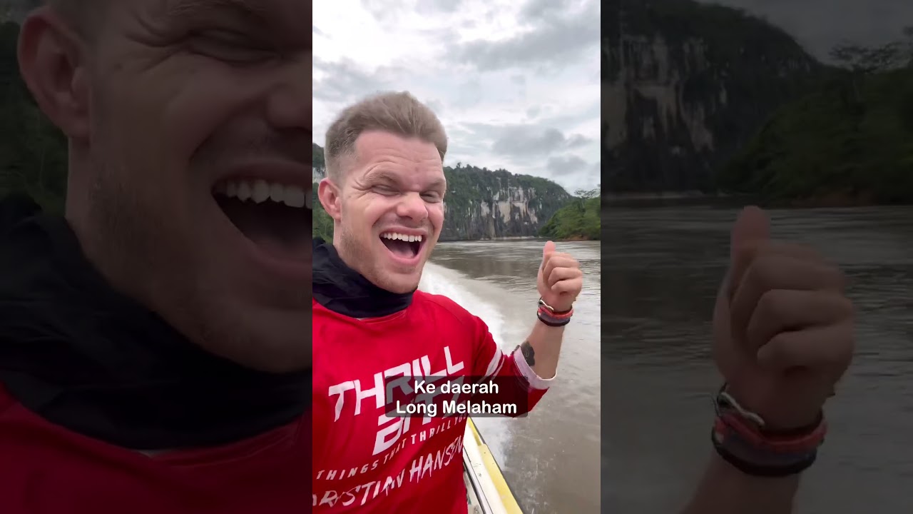 36 hours by Boat to Mahakam Ulu, East Kalimantan, Indonesia 🇮🇩 #travel #kaltim