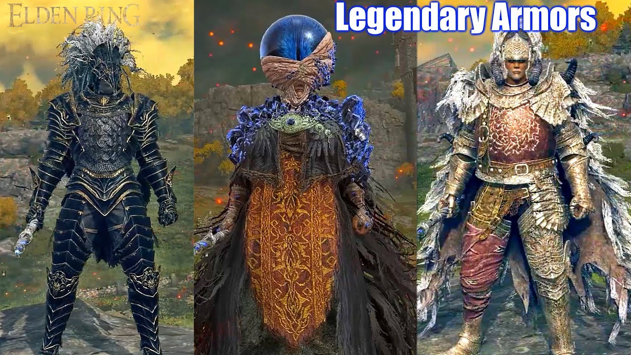 Elden Ring - All Legendary Armor Sets Showcase
