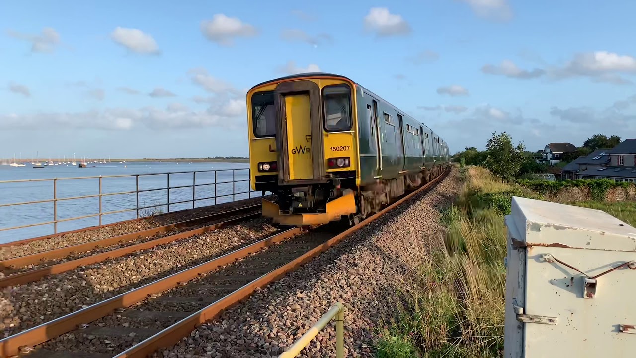 Trains at Cockwood Harbour