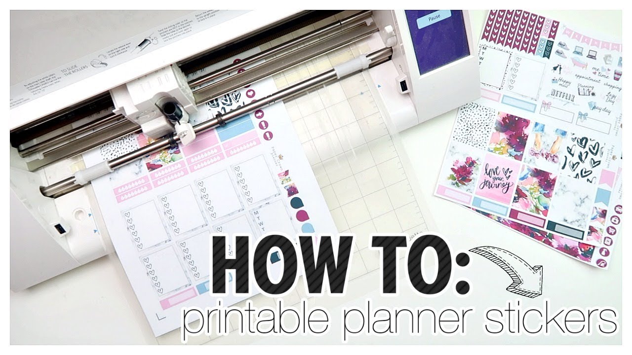 How to Print & Cut Printable Stickers | Stickers on a Budget!