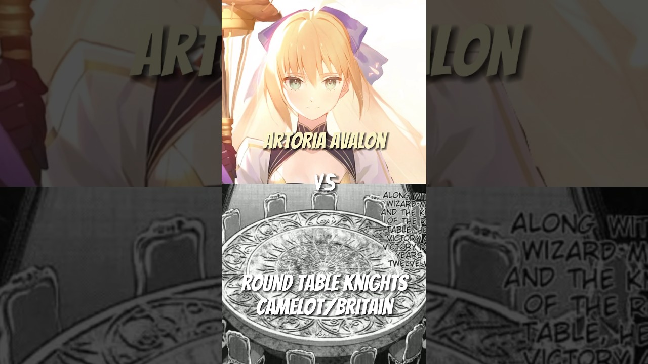 Artoria Avalon vs Knights of the Round Table | Fate