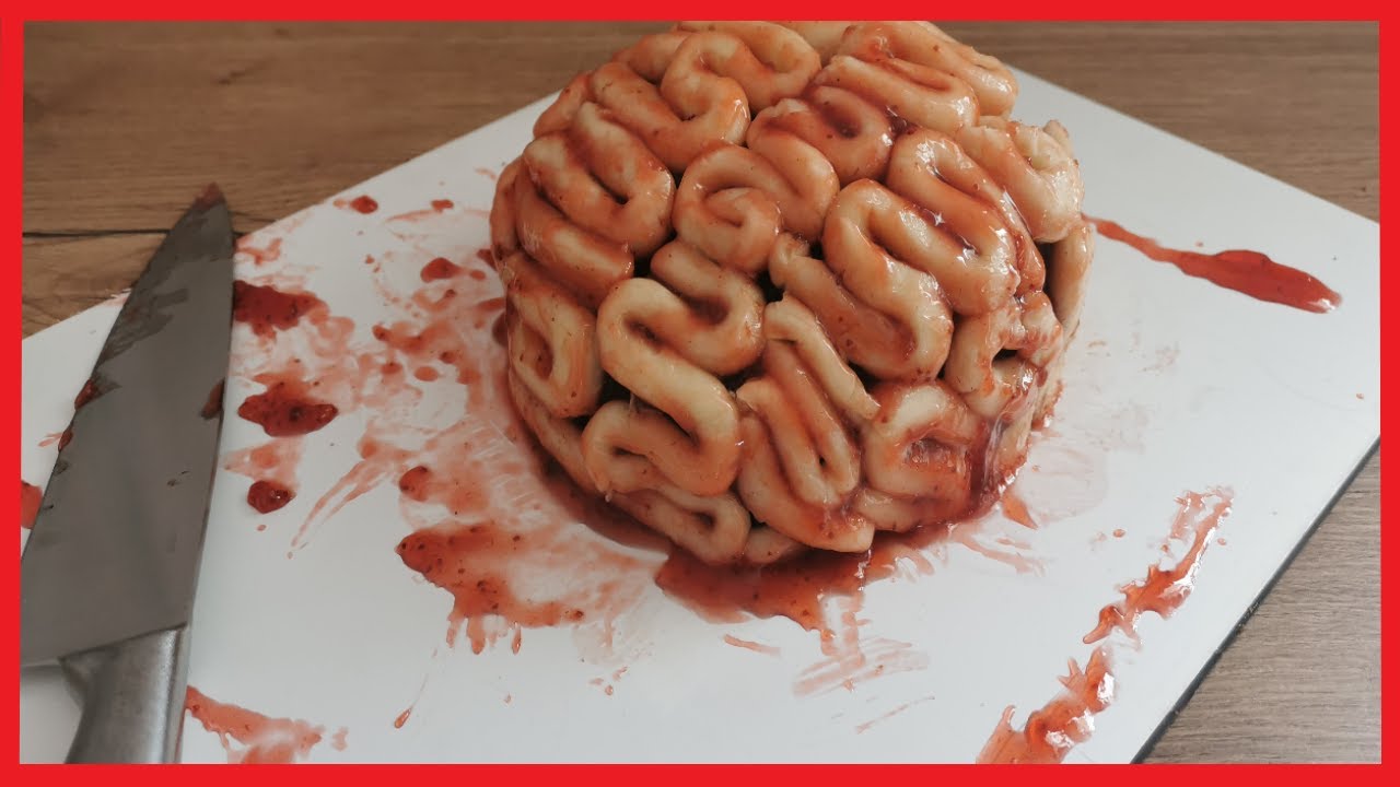 Gâteau cerveau / Recette Halloween - Brain cake / Halloween recipe