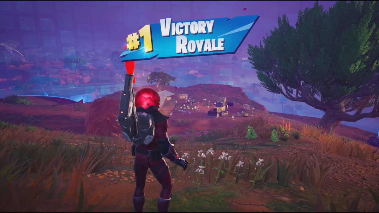 Fortnite - Lowest effort win? Solo Victory Royale