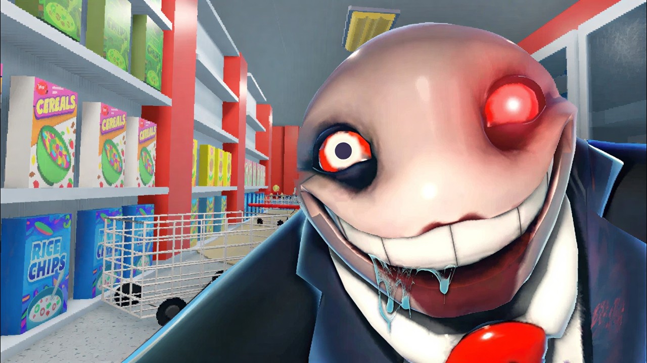 I Got Trapped in Mr Yummy's Supermarket Obby #roblox