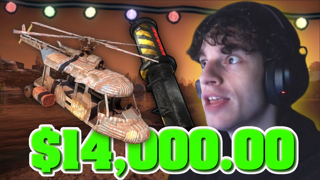OPENING A SCRAP HELI IN A RUST CASE!