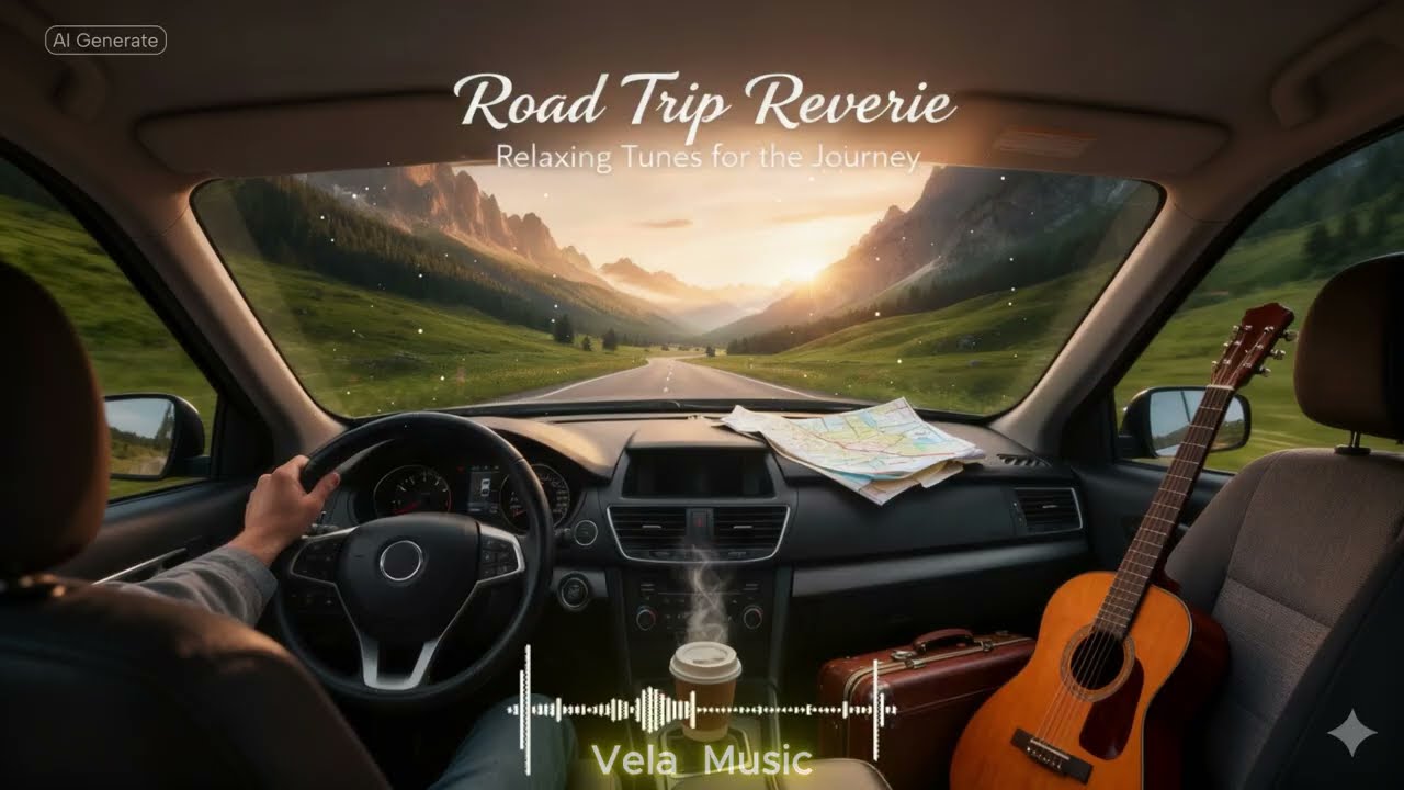 [Playlist]🎵Scenic Route: Peaceful Music for a Relaxing Road Trip🍀