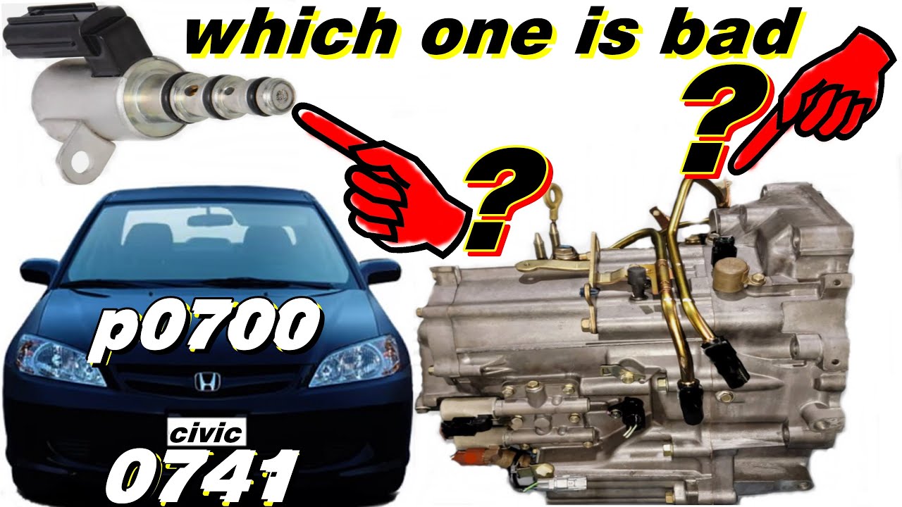 Honda Код P0700 P0741 Заклинило электромагнитный клапан муфты гидротрансформатора Неисправная тра...