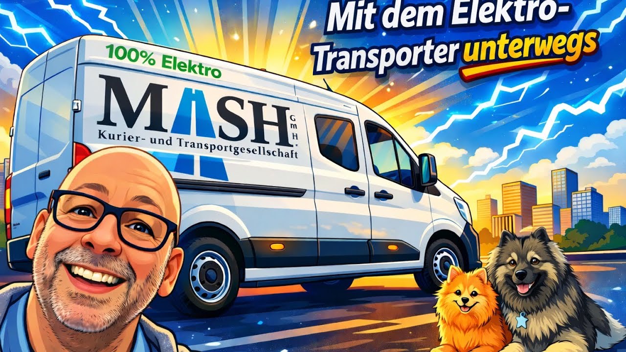 01. Mit dem E-Transporter nach Metz/ Frankreich