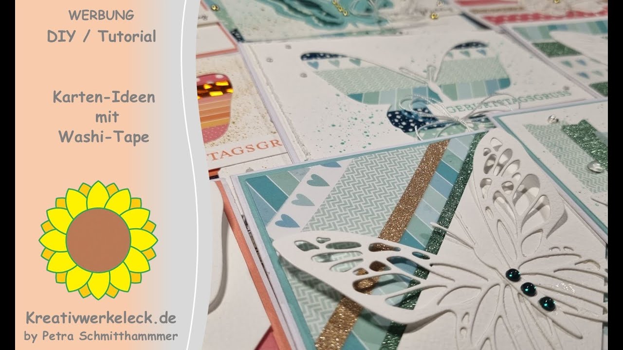 Kartenideen mit Washi-Tape - DIY/Tutorial