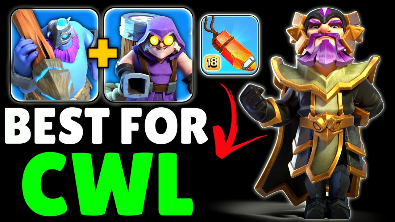 EASIEST Way To Push Trophies At TH18! Best Ruin Witch + Throwers Attack Strategy Guide In Coc