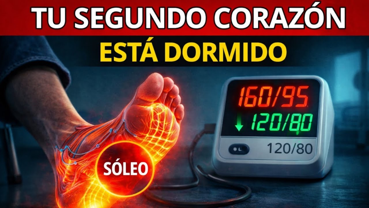 ¿Hipertenso? Este Ejercicio del “Segundo Corazón” en los Pies Normaliza tu Presión en Minutos