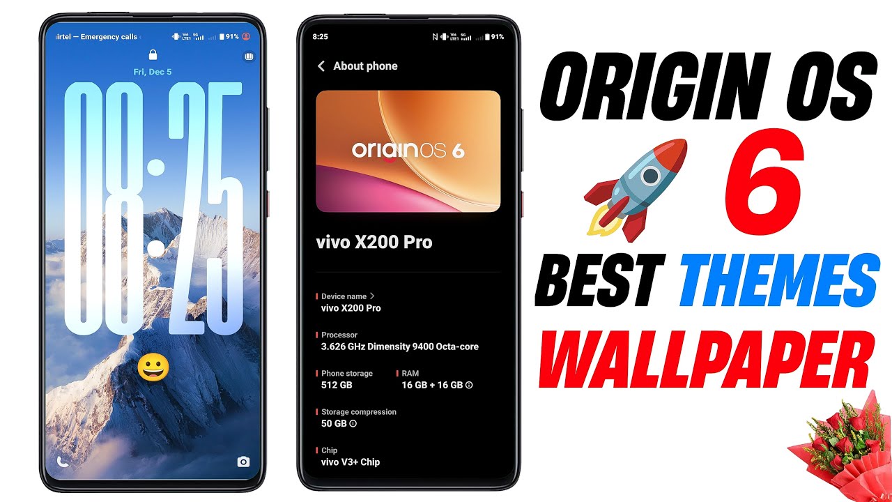 ✨ Origin OS 6 Best Themes & Wallpaper 2025 | Must-Try Themes for Vivo & iQOO!