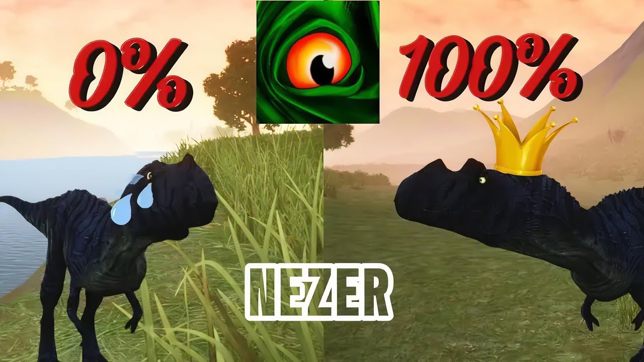 С 0% до 100% за цератозавра the cursed isle 