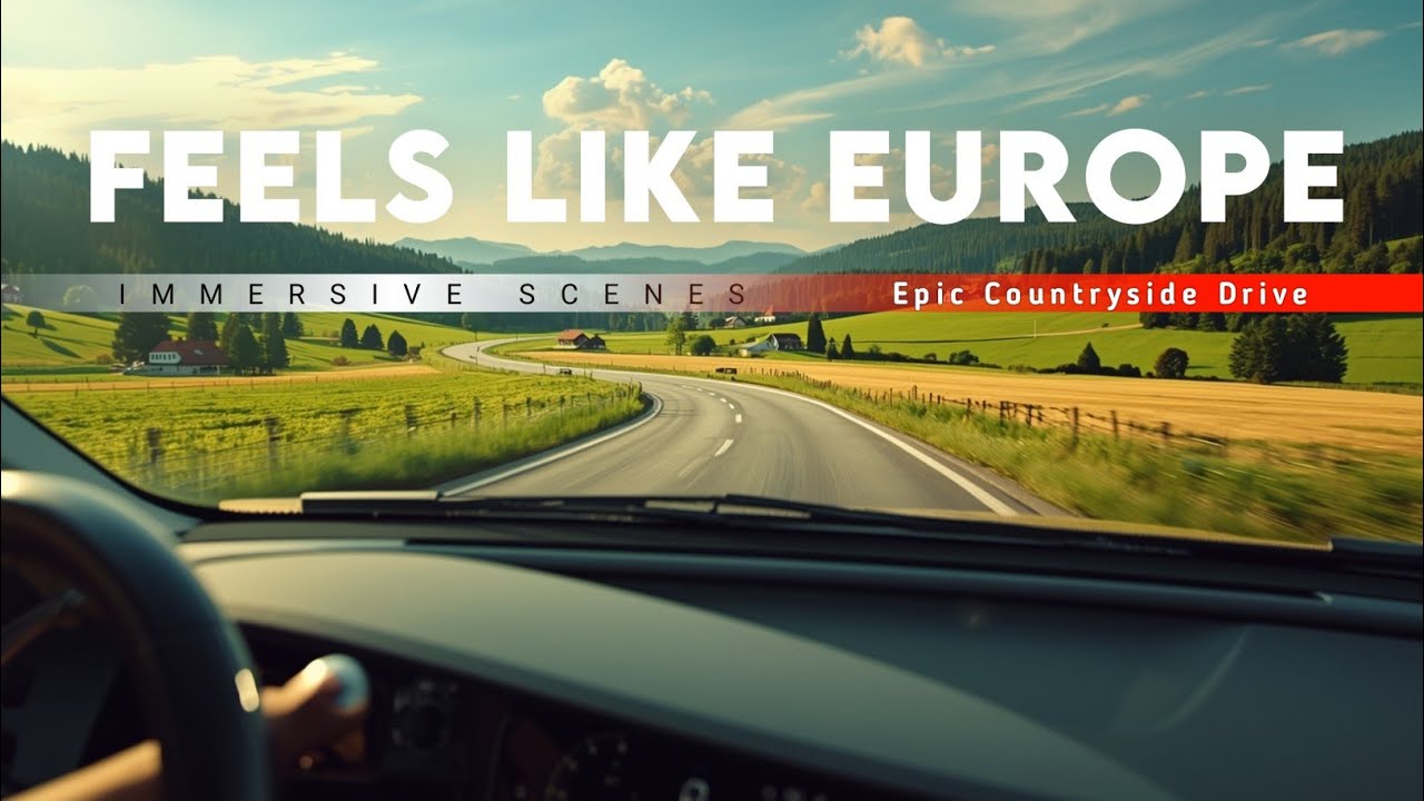 From Capital Streets to busy road Countryside | 4K Scenic Drive