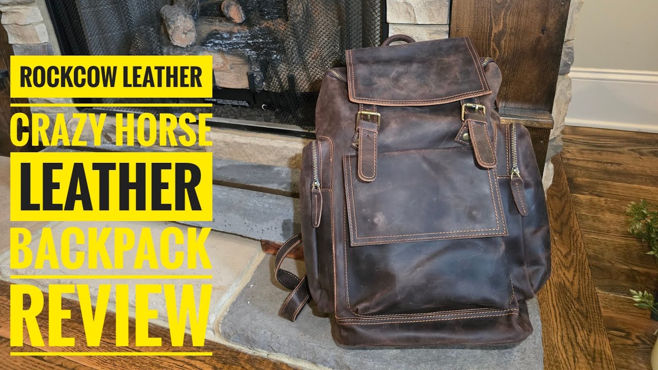 Rockcow Leather Crazy Horse Leather Men's Backpack Review