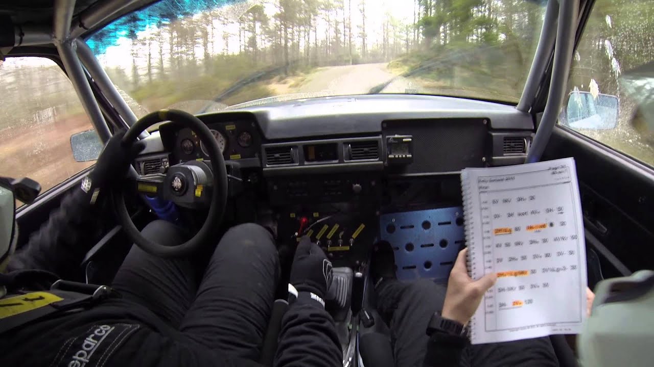 Rally Sørland 2015 SS12. Volvo 242 Nasjonal Kl 10