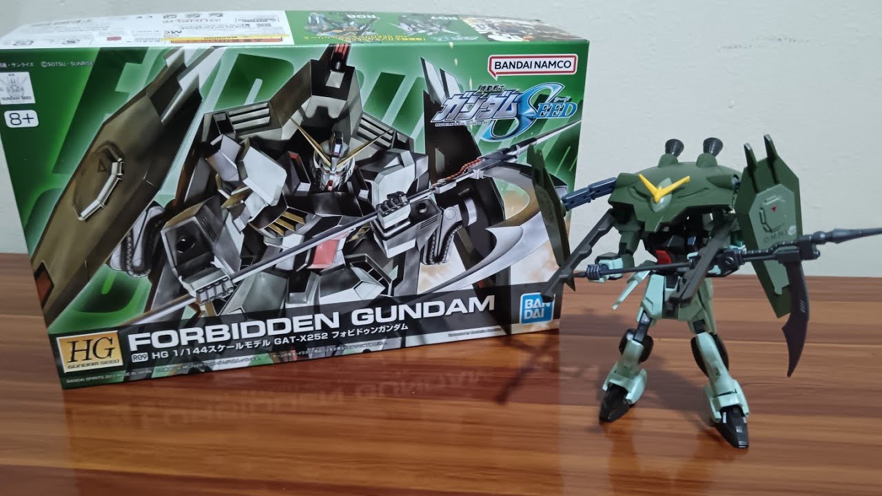 Unboxing and review hg gundam seed forbidden gundam (bahasa melayu) 